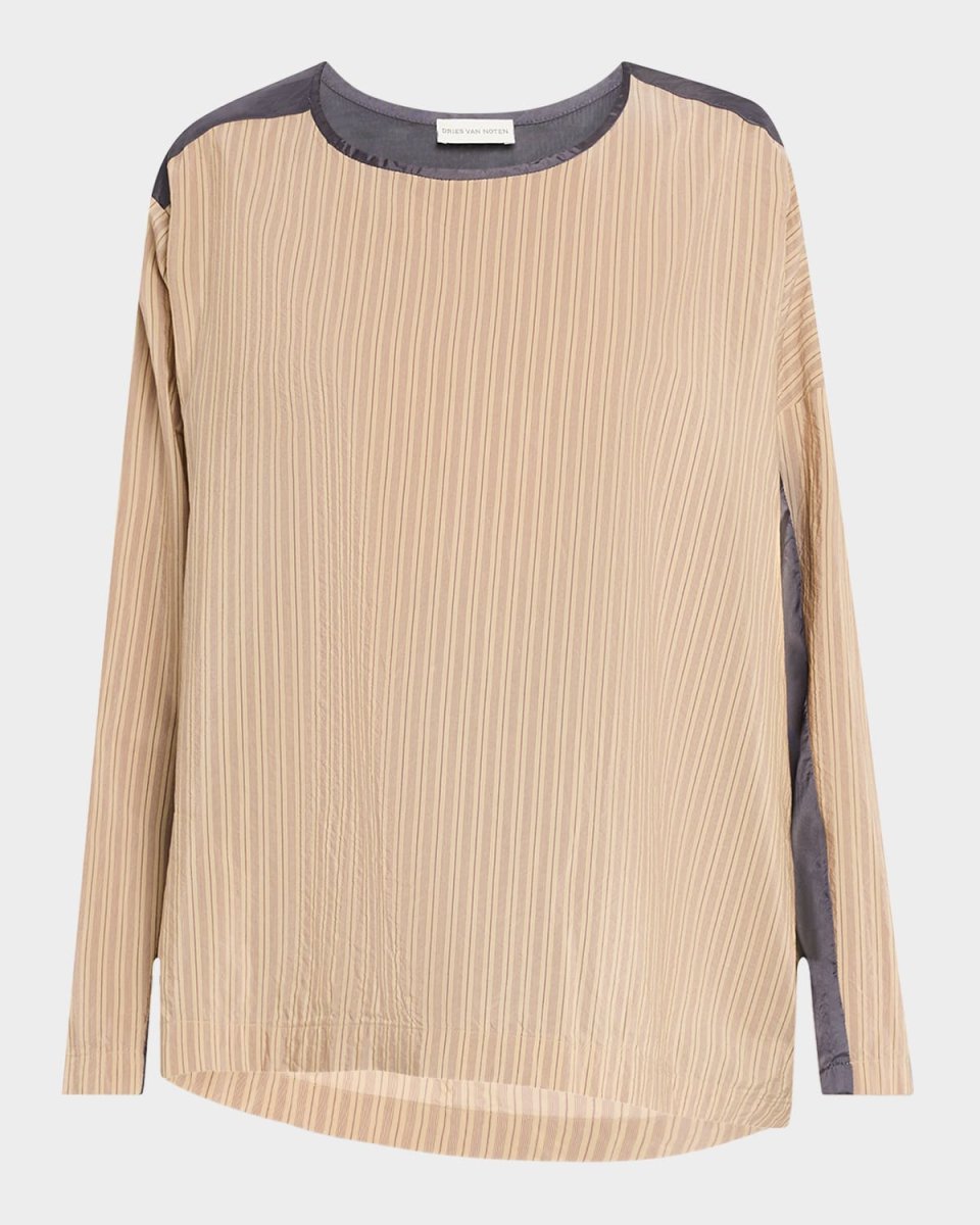 Caias Striped Long-Sleeve Shirt